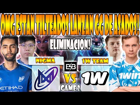 NIGMA VS 1W TEAM BO3[GAME 2]ELIMINACION- SUMAIL, GHOST VS MUNKUSHI- FISSURE UNIVERSE EPISODE 7 - ESB