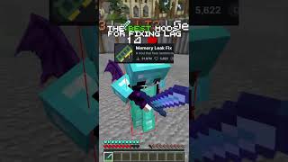 The BEST mods for fixing lag 🤯 #minecraft #pvp #marlowww #best