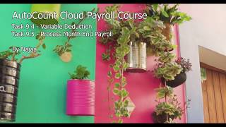 Details AutoCount Cloud Payroll Chapter 9 Task 9.4 & Task 9.5   By Najaa News