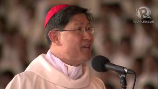 Cardinal Luis Tagle sends a message to Pope Francis