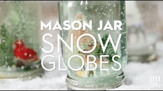 Mason Jar Snow Globes | Holiday Crafts | Better Homes and Gardens