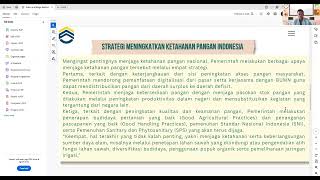 MEC ,STRATEGI MARGINAL EFFICIENCY OF CAPITAL ,STRATEGI MENINGKATKAN KETAHANAN PANGAN INDONESIA