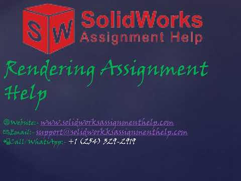 Rendering Assignment Help.