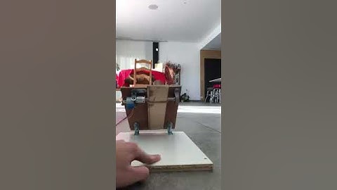 Catapulte Arduino Lancer avec bille #3