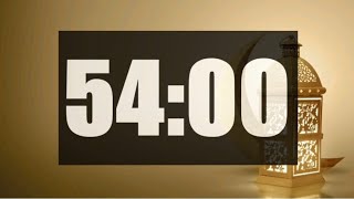 54 Minute Timer | Loud Alarm | Time call
