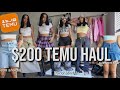 I ORDERED $200 WORTH OF CLOTHES FROM TEMU… IS IT BETTER THAN SHEIN ? | TEMU SPRING CLOTHING HAUL