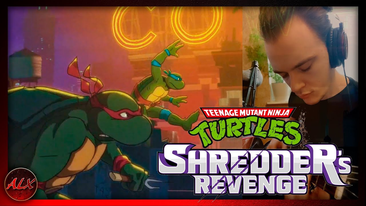 Teenage Mutant Ninja Turtles Shredder’s Revenge Opening Video (Guitar