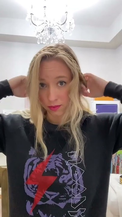  Quick braided crown tutorial #braids #braidtutorial - YouTube
