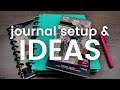 Happy Planner setup + JOURNALING ideas and prompts