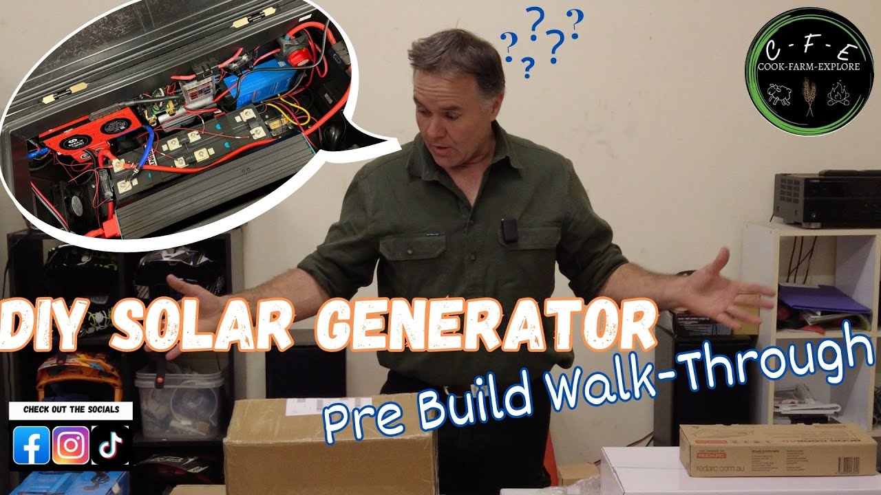 DIY Solar Generator Build walk-through. what am I using? - YouTube
