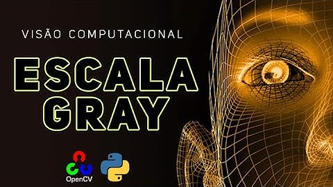 VISAO COMPUTACIONAL COM OPENCV - Escala Cinzenta