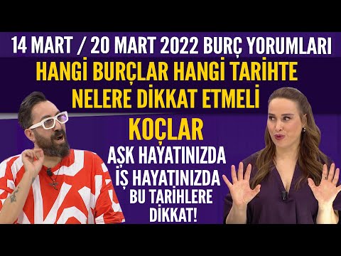 Hangi burçlar hangi tarihte nelere dikkat etmeli? Koçlar aşk hayatınız... 14-20 Mart Burç Yorumları