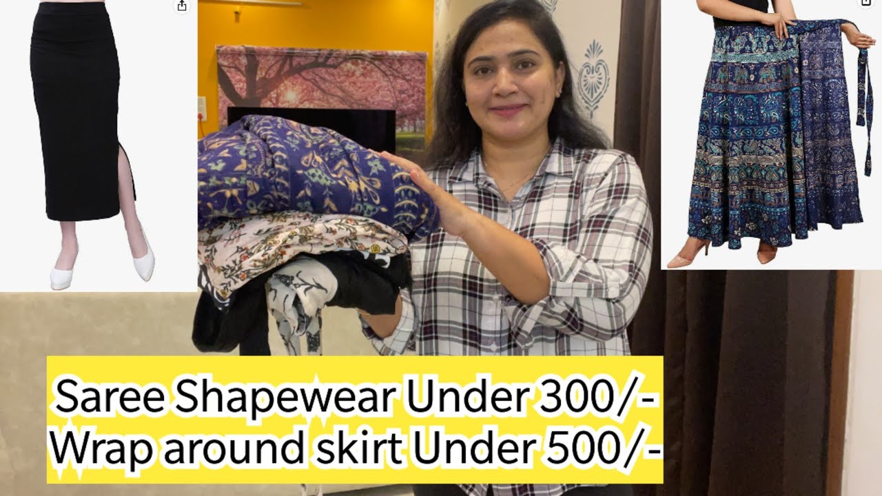 Saree Shapewear Petticoat Try చేశా,  Shopping Haul