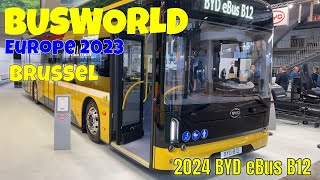 2024 BYD eBus B12 - Interior And Exterior - Busworld Europe 2023 Brussel