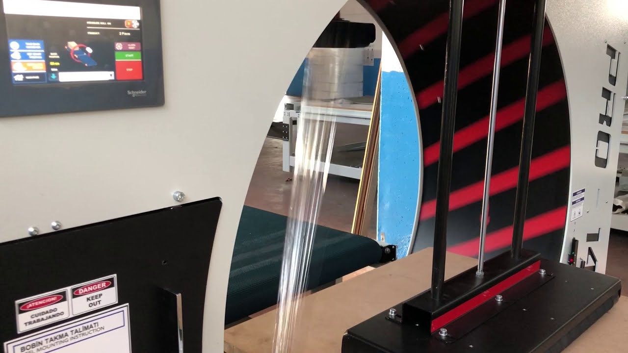 Máquina Envolvedora Orbital Automática para Puertas Dynawrap Pro Series 1400