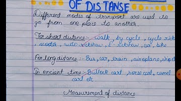 Class-6 (Science) Chapter-10  "Motion and Measurement of Distance"