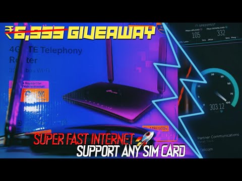 Best High Speed 4G+ Wi-Fi Router 300mbps For YouTubers & Gaming/Live Streaming With Sim Card Slots