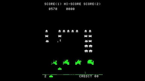 Space Invaders ~1978 Taito TV Version~ Arcade MAME sitv