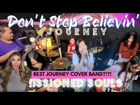 Missioned Souls - Don't Stop Believing (Journey cover) REACTION | Best Journey cover band?!?