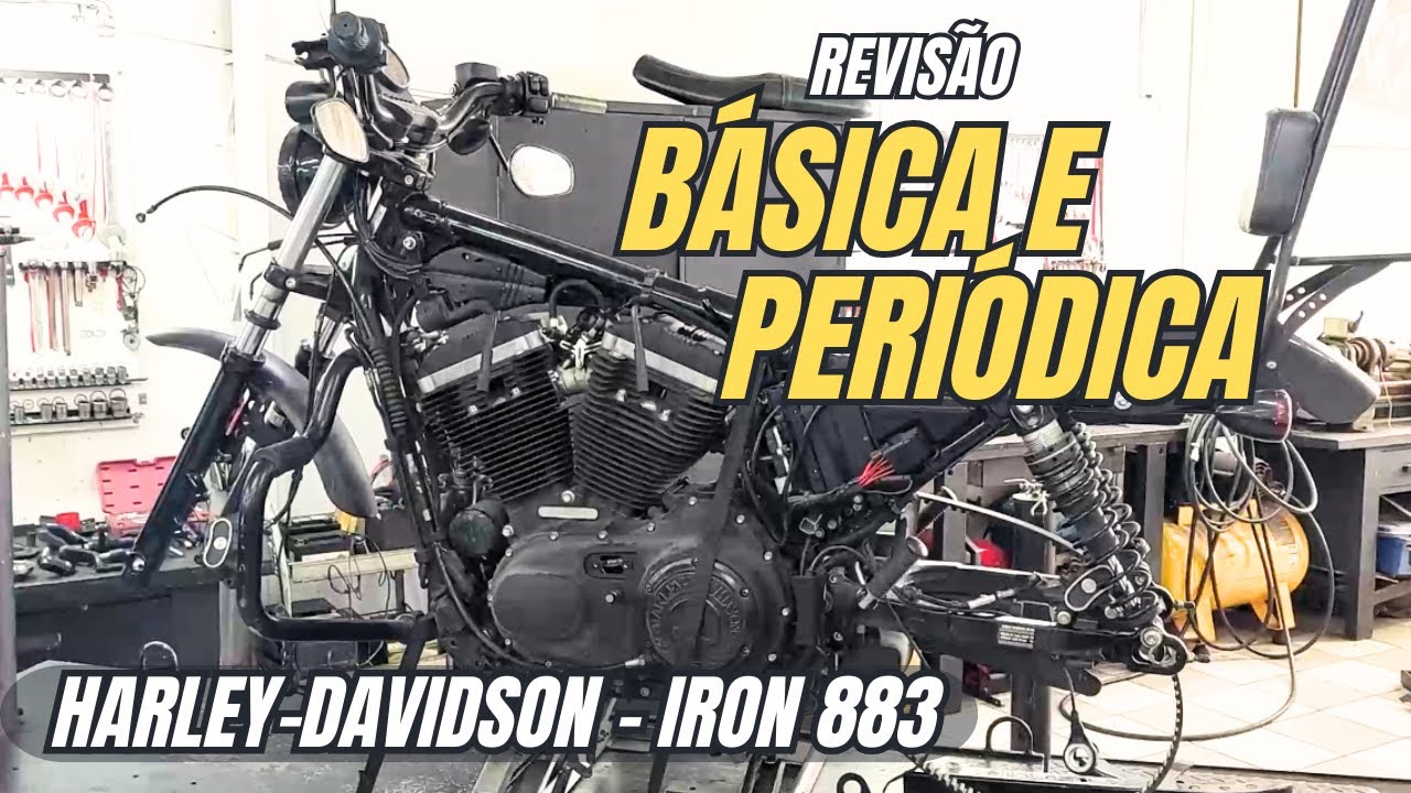 BÁSICA E PERIÓDICA - REVISÃO NA HARLEY DAVIDSON (SPORTSTER 883 IRON) 2018