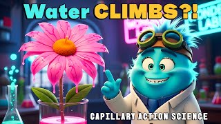 Can Water Climb UP?! ⬆️ The Amazing Science of Capillary Action!