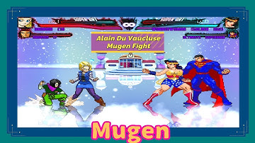Mugen : Android 18 & Android 17 Vs Wonder Woman & Ultimate Superman (Request)