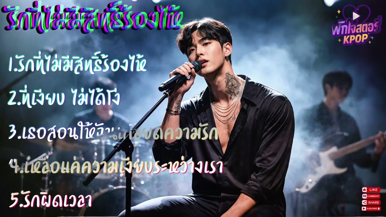 รักที่ไม่มีสิทธิ์ร้องไห้ 🥺 #เพลงอกหักเพราะๆ  #เพลงฟังสบาย #เพลงชิลๆ #kpop #kpopmusic