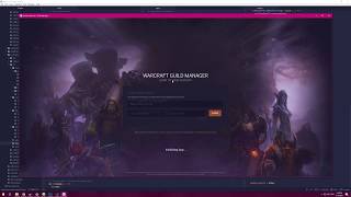 Warcraft Guild Manager App - 0.1