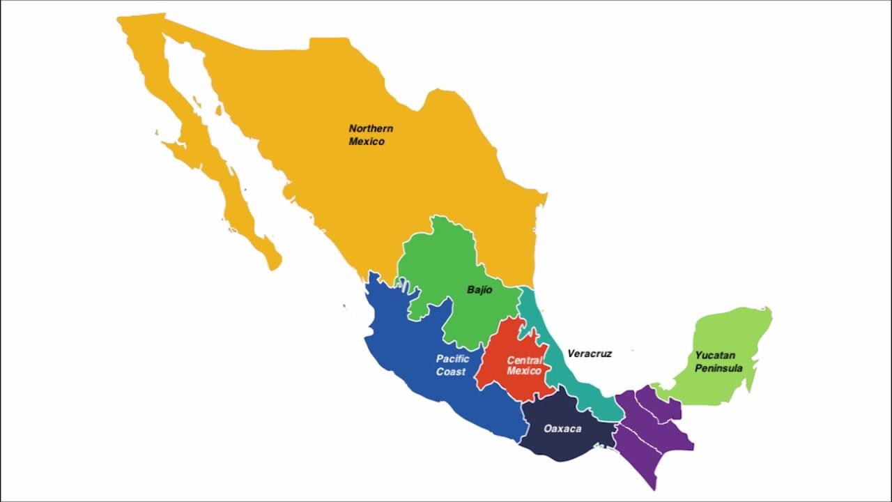 Mx region. Мексика харитаси. Территория Мексики. Мексика на карте. Штаты Мексики на карте.