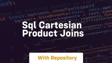 sql cartesian product joins