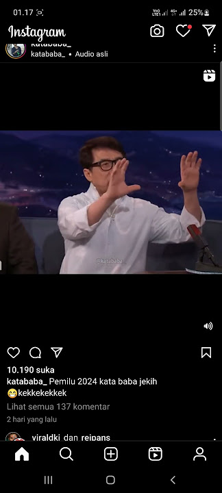 baba jecki kasih pendapat tentang pemilu 2024  #katababa  #jackiechan