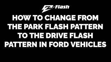 Park to Drive Z-Flash Pattern  || Product Feature