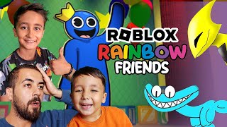 WE ESCAPE FROM COLORFUL MONSTERS WITH KIDS! 😱 JOIN OUR ROBLOX RAINBOW FRIENDS ADVENTURE