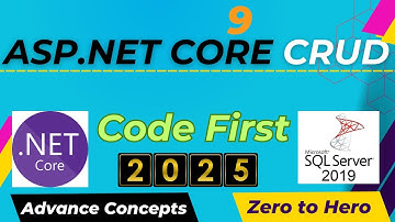 ASP.NET Core MVC CRUD Operation using .NET 9 with Code First | Crud in Asp.Net Core in Hindi ✅🔥