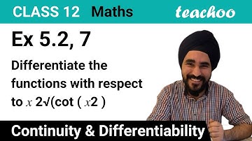 Ex 5.2, 7 - Differentiate 2 root cot (x^2) - Ex 5.2 - Teachoo