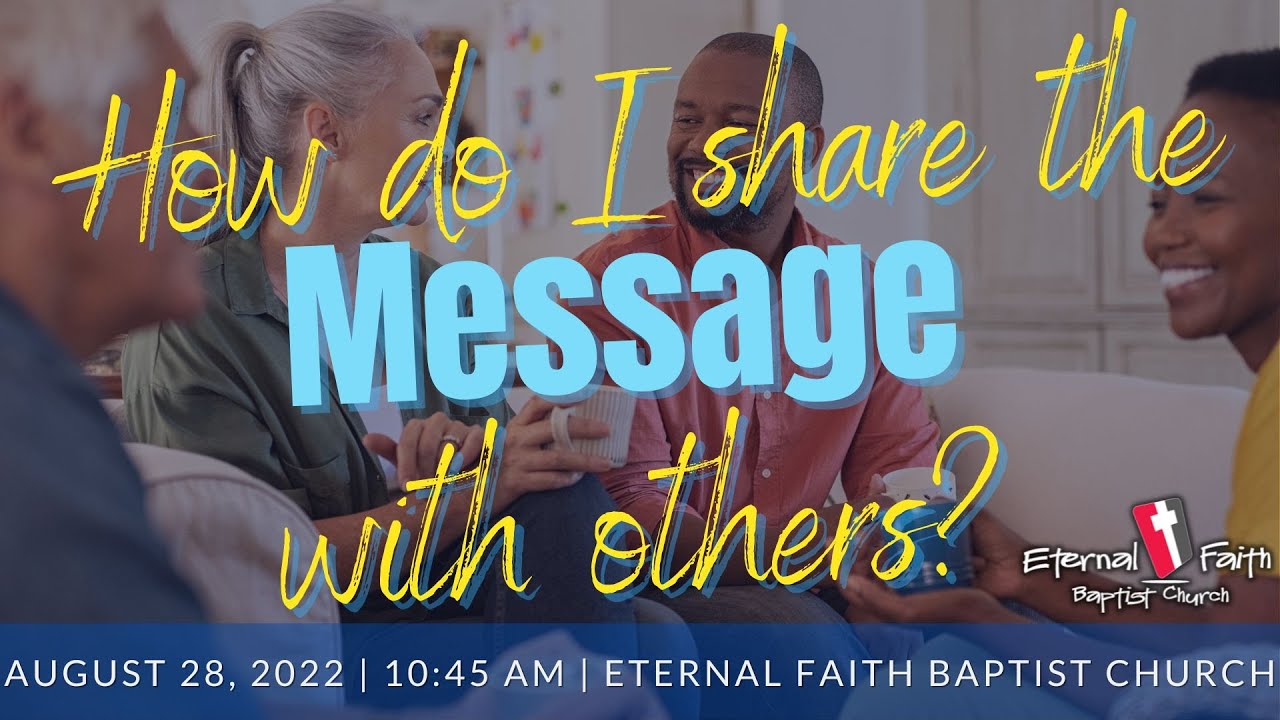 EFBC Sunday Service - How do I share the message with others?
