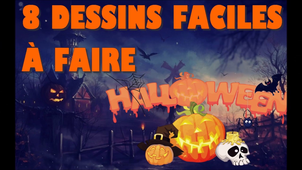 COMMENT DESSINER 8 DESSIN FACILES D'HALLOWEEN [SPÉCIALE HALLOWEEN