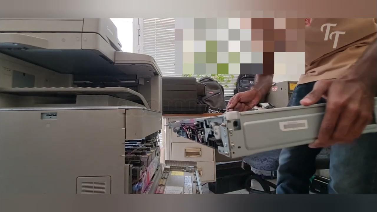 How to remove ITB(Intermediate Transfer Belt) unit from Canon IR C5030