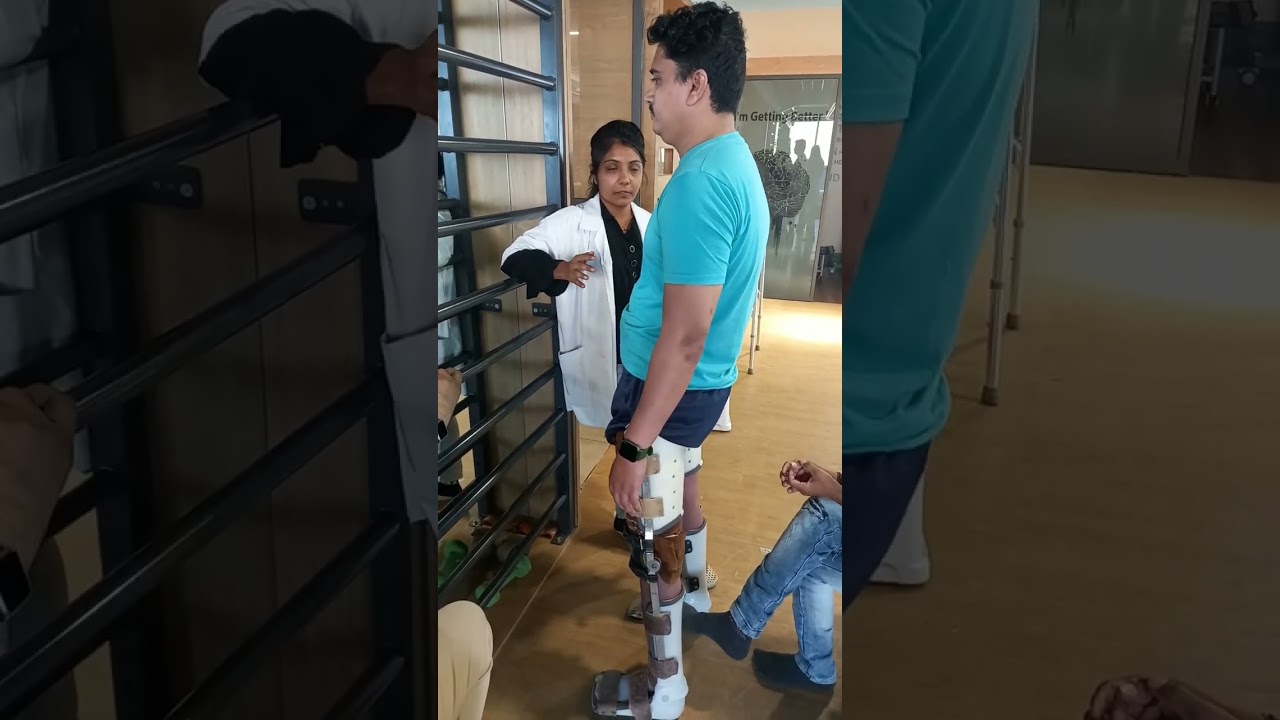 Standing Practice with calipers 