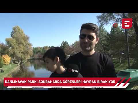 Kanlıkavak Parkı sonbaharda