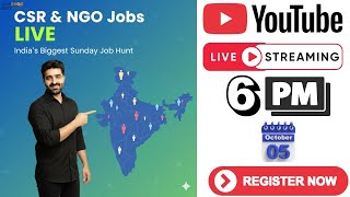Sunday job hunt for CSR &amp; NGO careers in India