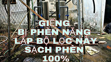 Review Bộ 2 CỘT INOX KHÔNG DÙNG VAN 3 NGÃ XỬ LÝ NƯỚC GIẾNG NHIỄM PHÈN #cờtướngaqualife