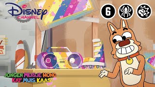 Jongen Meisje Hond Kat Muis Kaas | Heel Veel Reparaties | Disney Channel NL