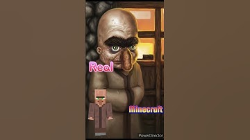 Real VS MINECRAFT S-3 P 6 #entity#minecraftentity#guesstheyoutuber#viral#viralshorts #minecraft
