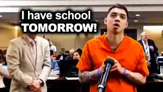 Teen Killer Realizes He’s Not Going Home
