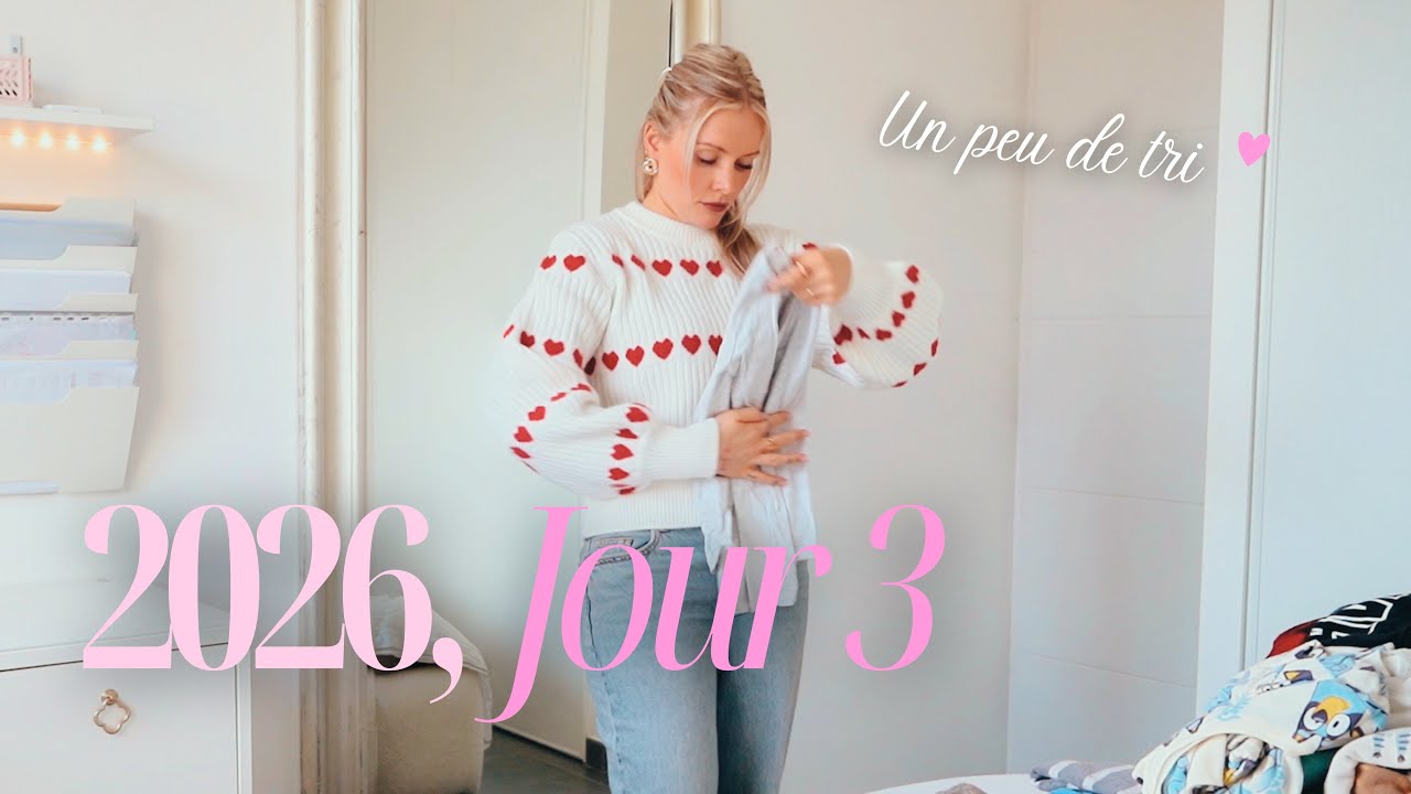 ✨ 2026 • Jour 3 | TRIER ce qui en a besoin, pour bien commencer l’année