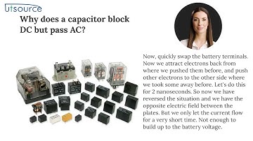 Why does a capacitor block DC but pass AC?--Utsource