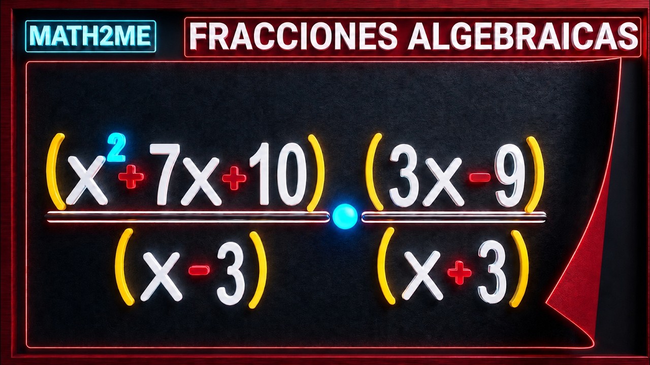 Aprende a multiplicar de fracciones algebraicas | Compilado de 3 ejercicios