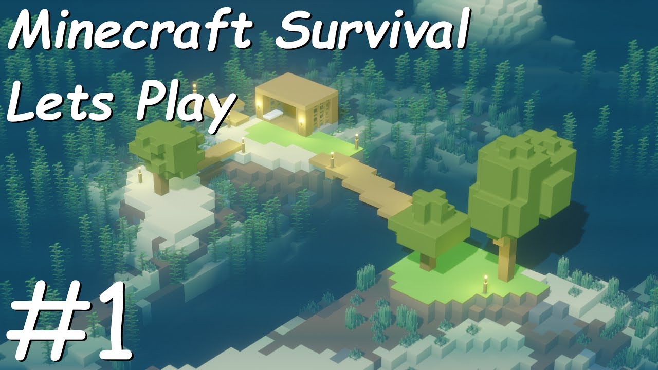 Minecraft Survival Lets Play | Part 1 | Fresh Start - YouTube