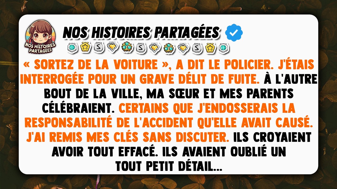« Sortez de la voiture, madame. » Je n’étais pas au volant cette nuit-là, mais la police venait d’arrêter ma voiture, ma carrière et ma vie entière. Quelques heures plus tôt, ma mère levait son...